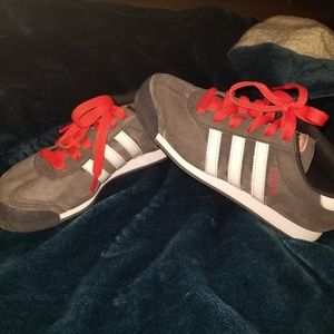 Adidas Samoa red and grey